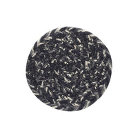 Sawyer Mill Black White Jute Coaster Set of 6 - The Fox Decor