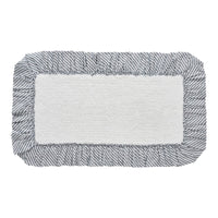 Sawyer Mill Black Bathmat 27x48 - The Fox Decor
