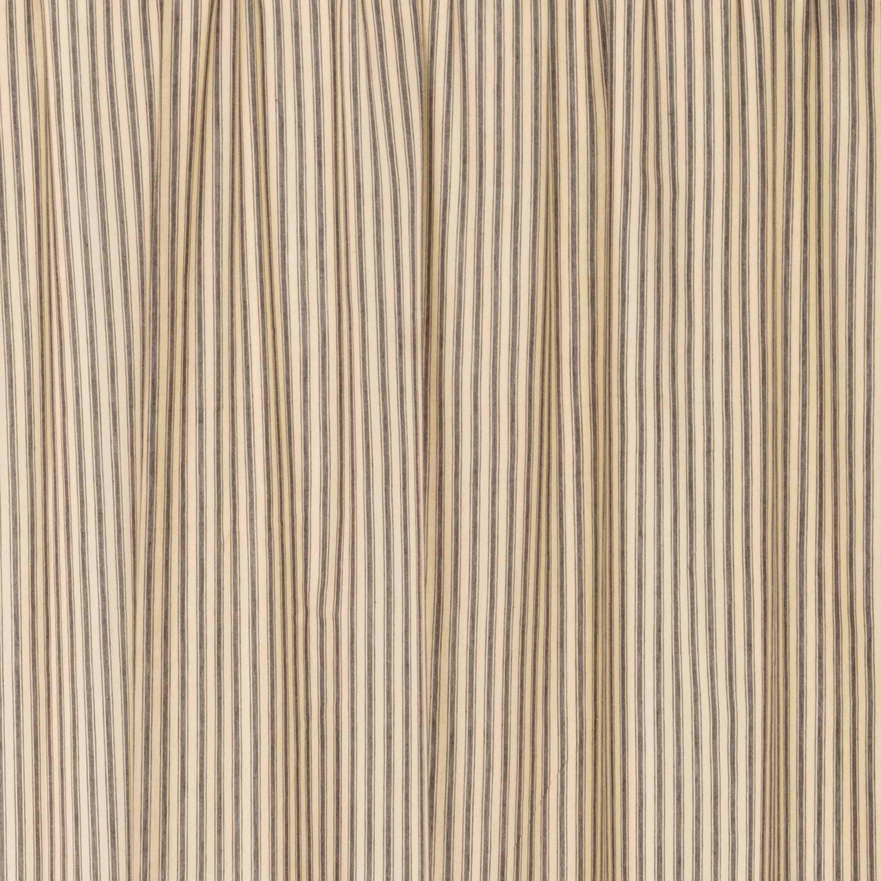 Sawyer Mill Charcoal Ticking Stripe Blackout Panel 84x40 VHC Brands - The Fox Decor