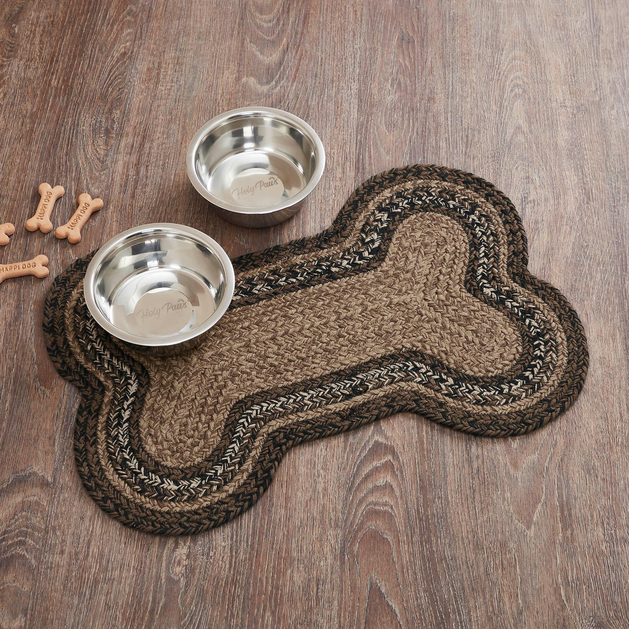 Espresso Indoor/Outdoor Medium Bone Rug 15x23 - The Fox Decor