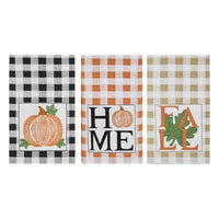 Thumbnail for Annie Check Multicolor Harvest Tea Towel Set of 3 - The Fox Decor
