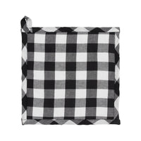Annie Black Check Pumpkin Trivet 8x8 - The Fox Decor