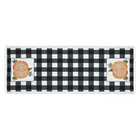 Annie Black Check Pumpkin Runner 8x24 - The Fox Decor