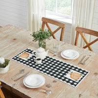 Annie Black Check Pumpkin Runner 12x36 - The Fox Decor