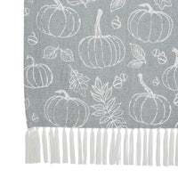 Thumbnail for Silhouette Pumpkin Grey Throw 50x60 - The Fox Decor