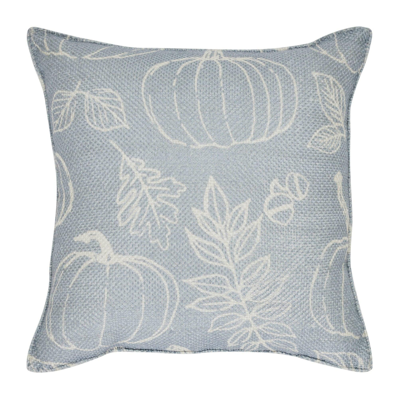 Silhouette Pumpkin Grey Pillow 14x14 - The Fox Decor