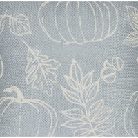 Silhouette Pumpkin Grey Placemat Set of 2 13x19 - The Fox Decor