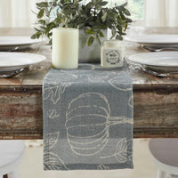 Silhouette Pumpkin Grey Runner 8x24 - The Fox Decor