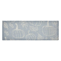 Silhouette Pumpkin Grey Runner 8x24 - The Fox Decor
