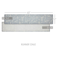 Silhouette Pumpkin Grey Runner 12x60 - The Fox Decor