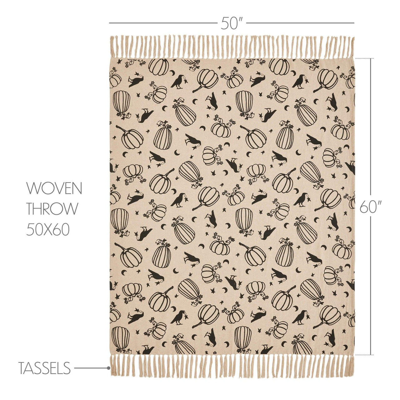 Raven Harvest Throw 50x60 - The Fox Decor