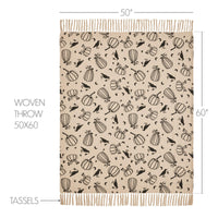 Thumbnail for Raven Harvest Throw 50x60 - The Fox Decor