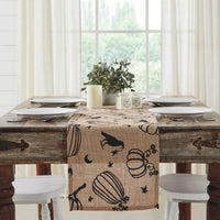 Raven Harvest Burlap Jute Runner 12x60 - The Fox Decor