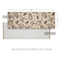 Raven Harvest Indoor/Outdoor Rug Rect 17x48 - The Fox Decor