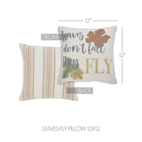 Thumbnail for Bountifall Leaves Fly Pillow 12x12 - The Fox Decor