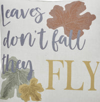 Thumbnail for Bountifall Leaves Fly Pillow 12x12 - The Fox Decor
