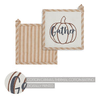 Thumbnail for Bountifall Pumpkin Gather Trivet Set of 3 8x8 - The Fox Decor
