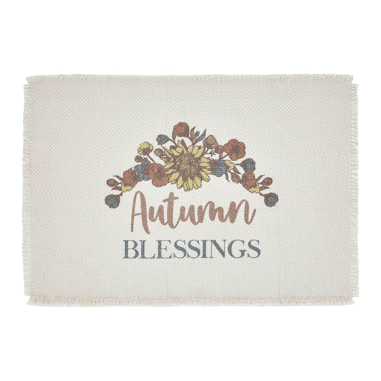 Bountifall Autumn Blessings Placemat Set of 2 13x19 - The Fox Decor