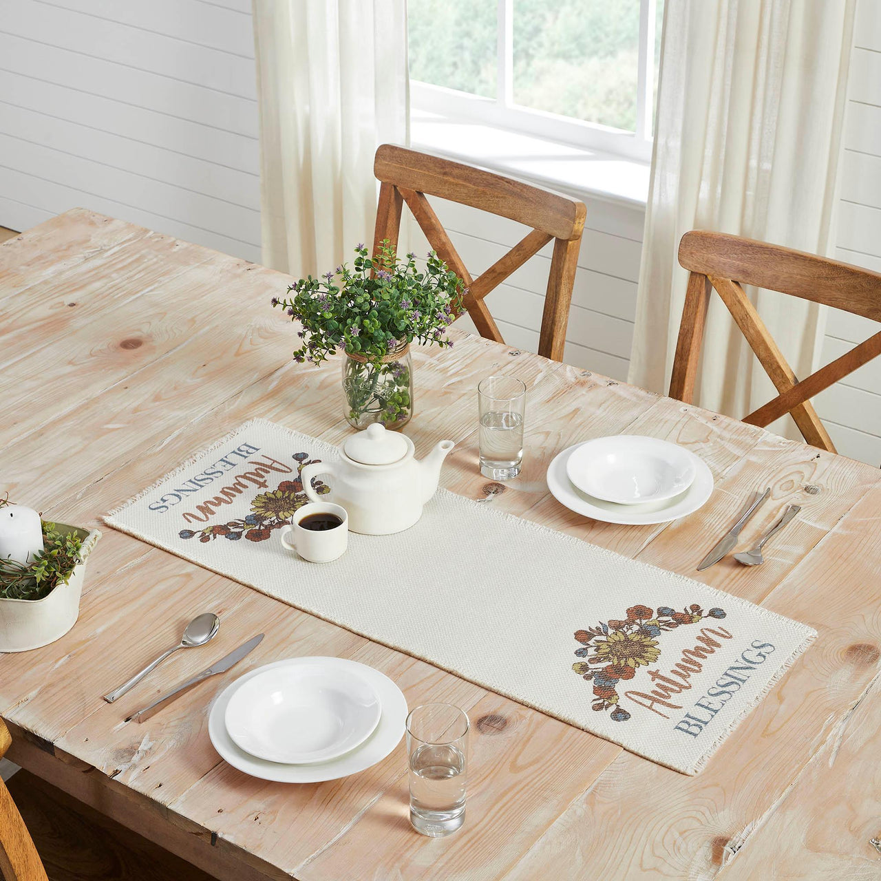 Bountifall Autumn Blessings Runner 12x36 - The Fox Decor