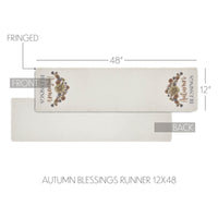 Thumbnail for Bountifall Autumn Blessings Runner 12x48 - The Fox Decor