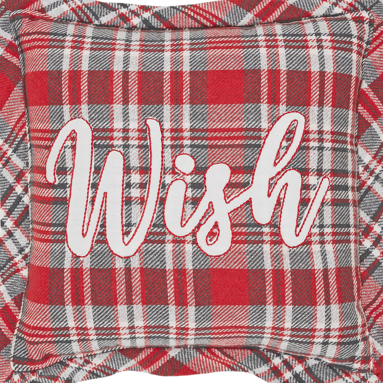Gregor Plaid Wish Pillow 12x12 - The Fox Decor