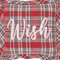 Gregor Plaid Wish Pillow 12x12 - The Fox Decor