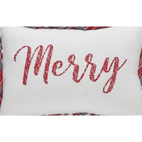 Thumbnail for Gregor Plaid Merry Pillow 9.5x14 - The Fox Decor
