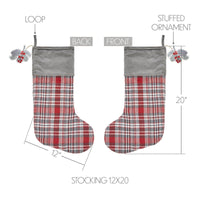 Thumbnail for Gregor Plaid Stocking 12x20 - The Fox Decor