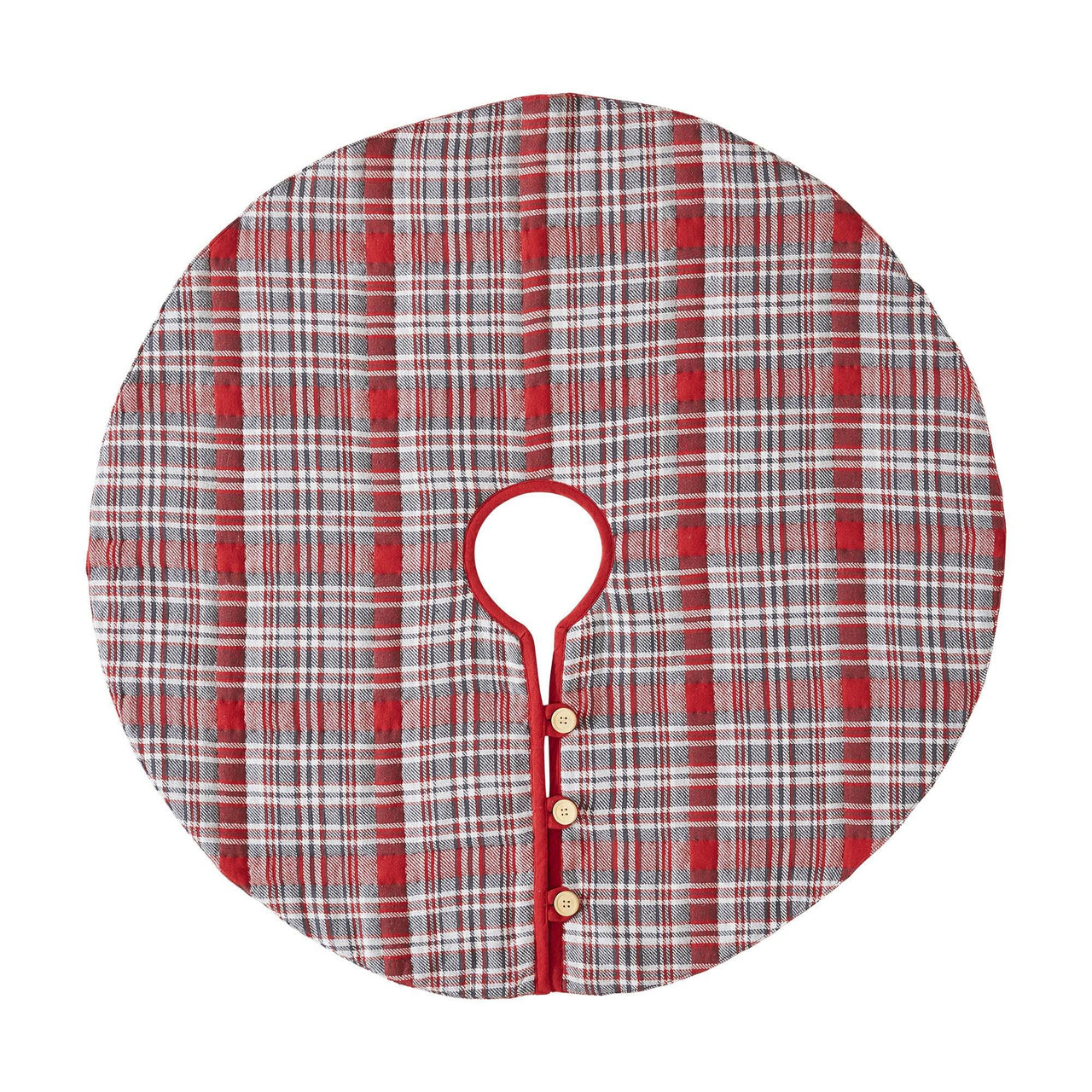 Gregor Plaid Tree Skirt 36 - The Fox Decor