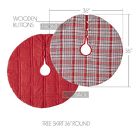 Thumbnail for Gregor Plaid Tree Skirt 36 - The Fox Decor