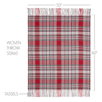 Thumbnail for Gregor Plaid Woven Throw 50