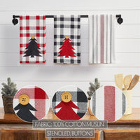 Gregor Plaid Tea Towel Set of 3 19x28 - The Fox Decor