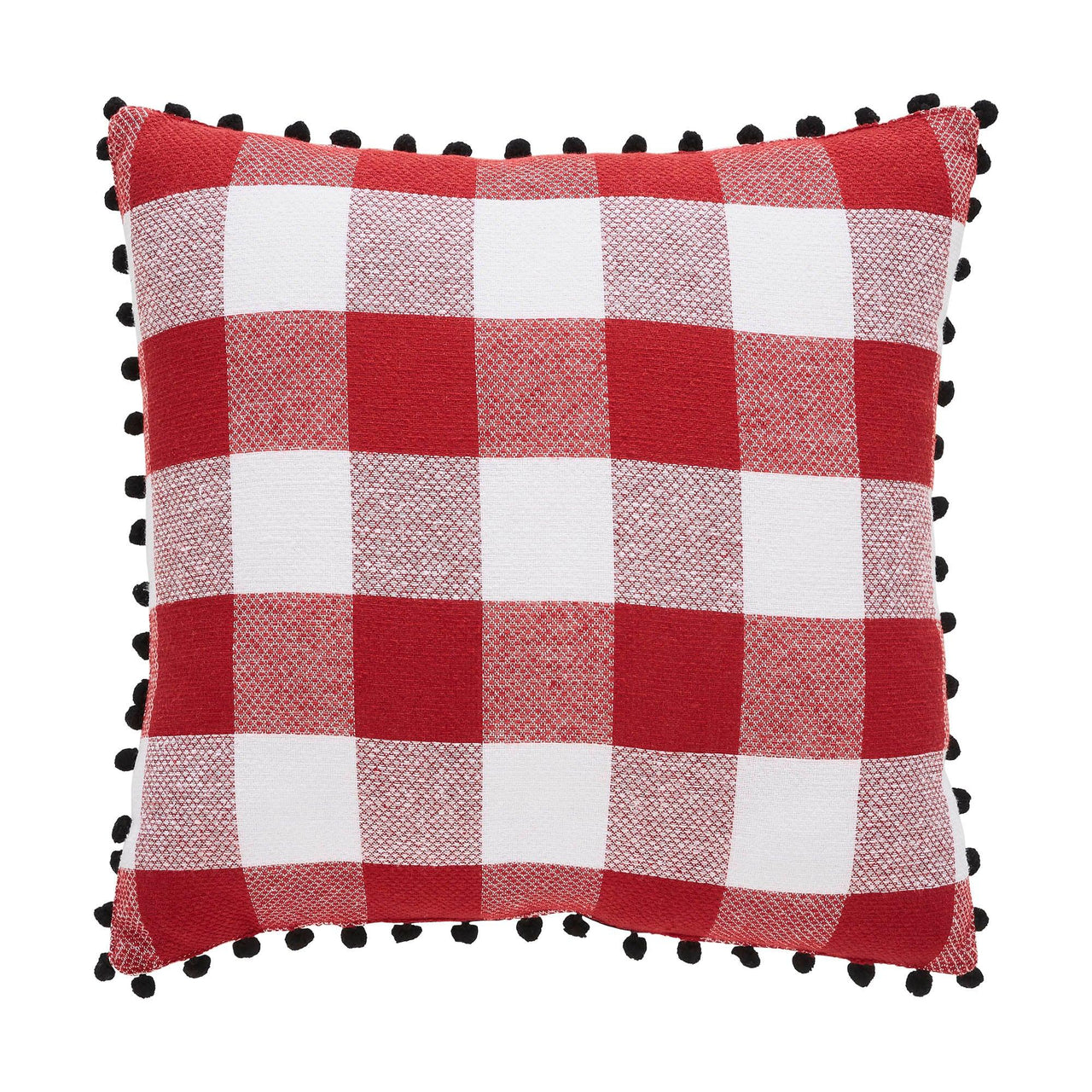 Annie Red Check Vintage Santa Pillow 18x18 - The Fox Decor