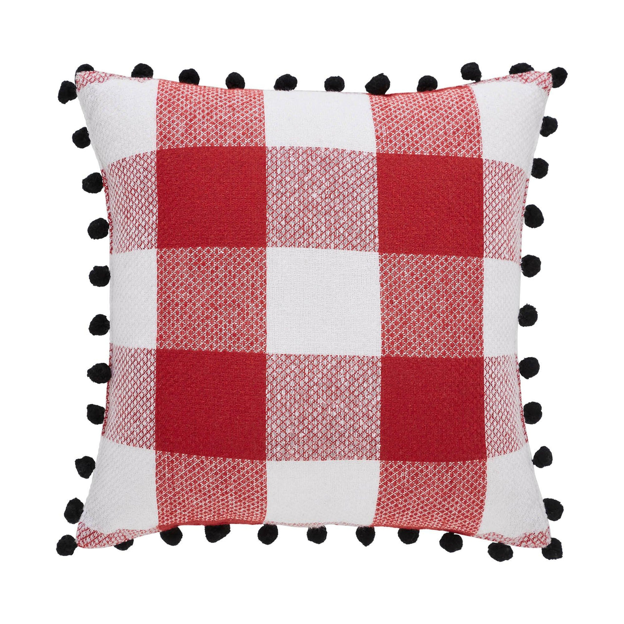Annie Red Check Vintage Santa Pillow 12x12 - The Fox Decor