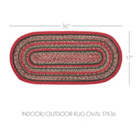 Thumbnail for Forrester Indoor/Outdoor Braided Rug Oval 17