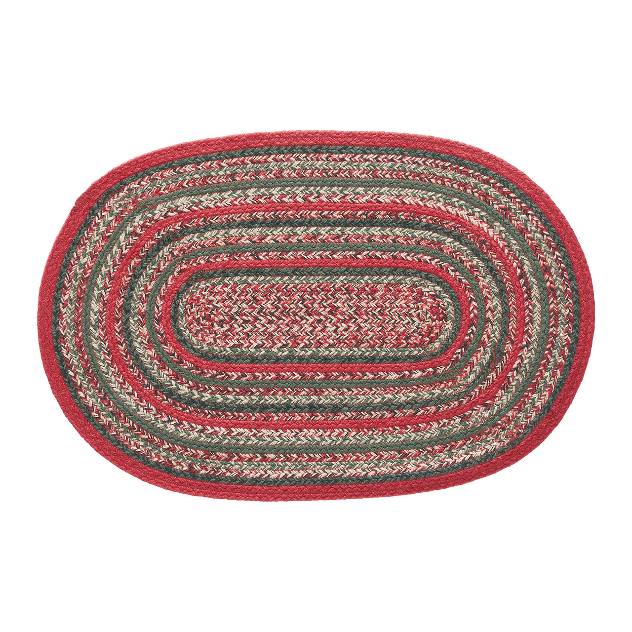 Forrester Indoor/Outdoor Braided Rug Oval 20"x30" VHC Brands - The Fox Decor