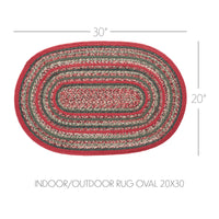 Thumbnail for Forrester Indoor/Outdoor Braided Rug Oval 20