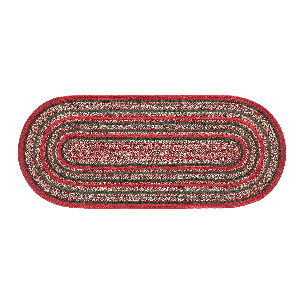 Forrester Indoor/Outdoor Braided Rug Oval 20"x46" VHC Brands - The Fox Decor