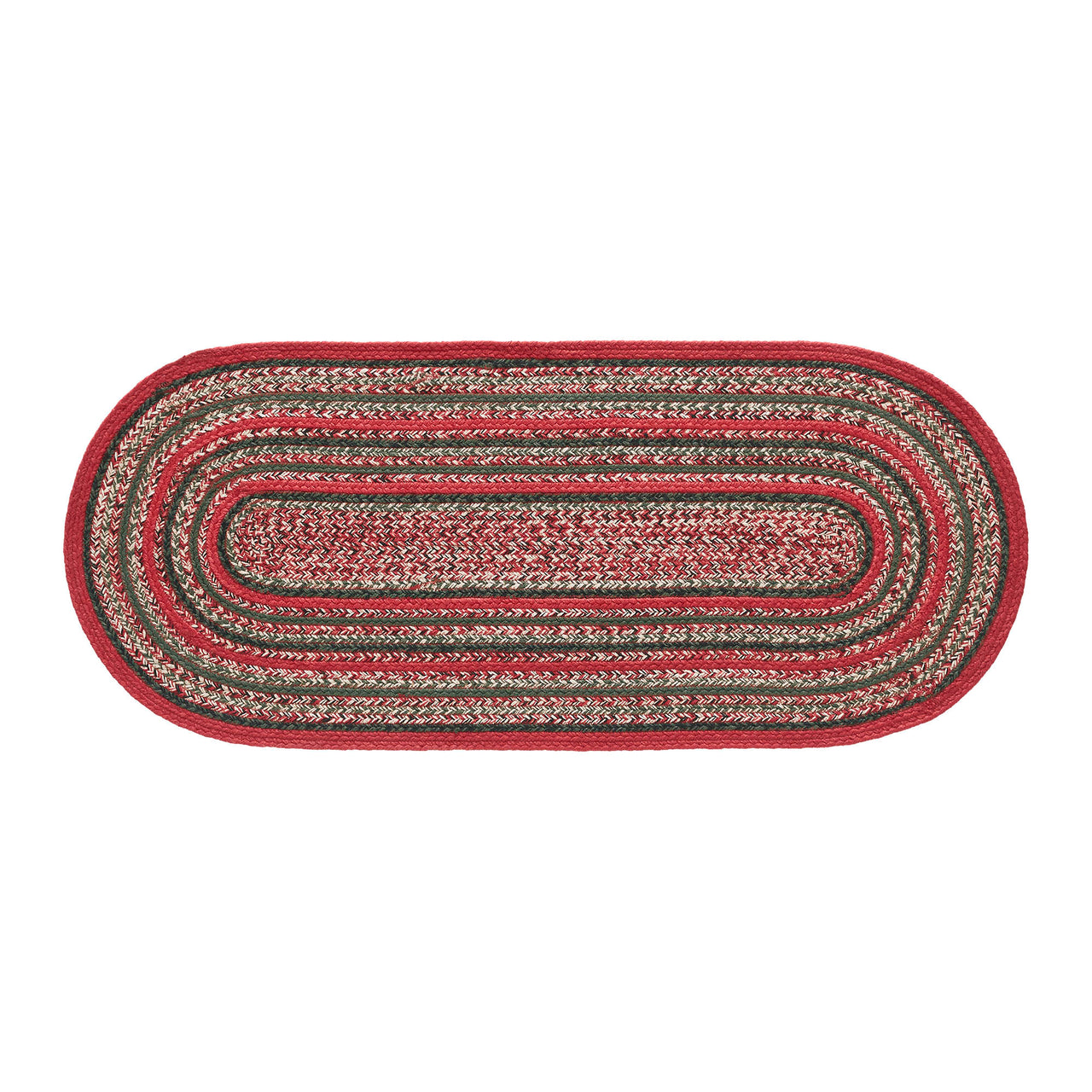 Forrester Indoor/Outdoor Braided Rug Oval 20"x46" VHC Brands