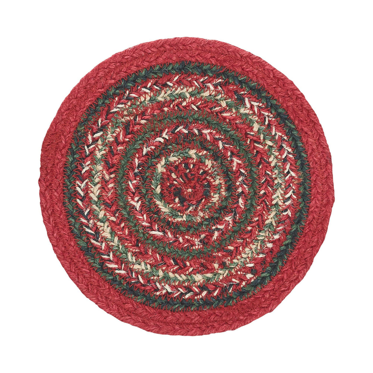 Forrester Jute Trivet 8 inch Diameter Set of 3 VHC Brands - The Fox Decor