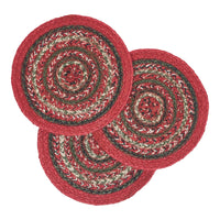 Thumbnail for Forrester Jute Trivet 8 inch Diameter Set of 3 VHC Brands - The Fox Decor
