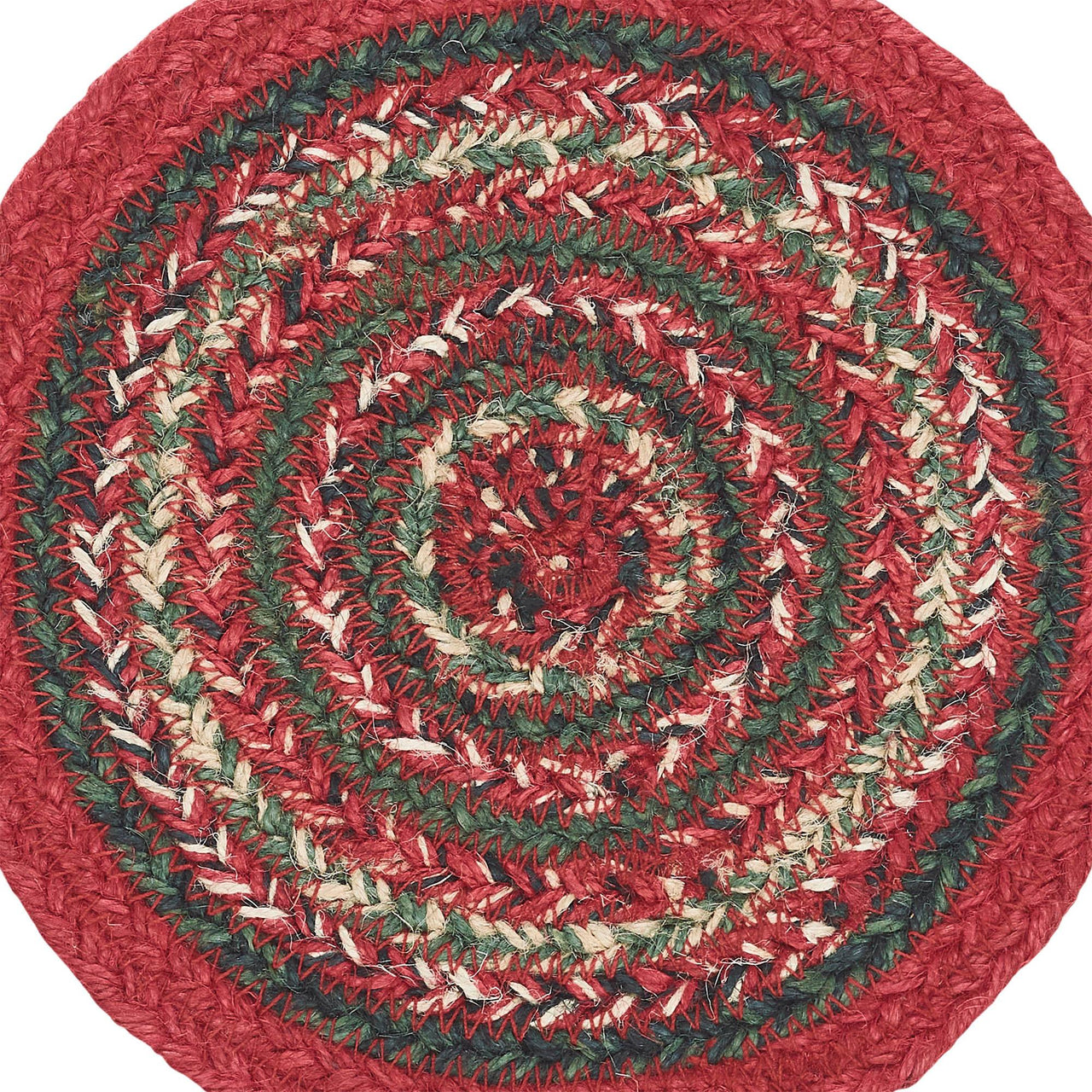 Forrester Jute Trivet 8 inch Diameter Set of 3 VHC Brands - The Fox Decor