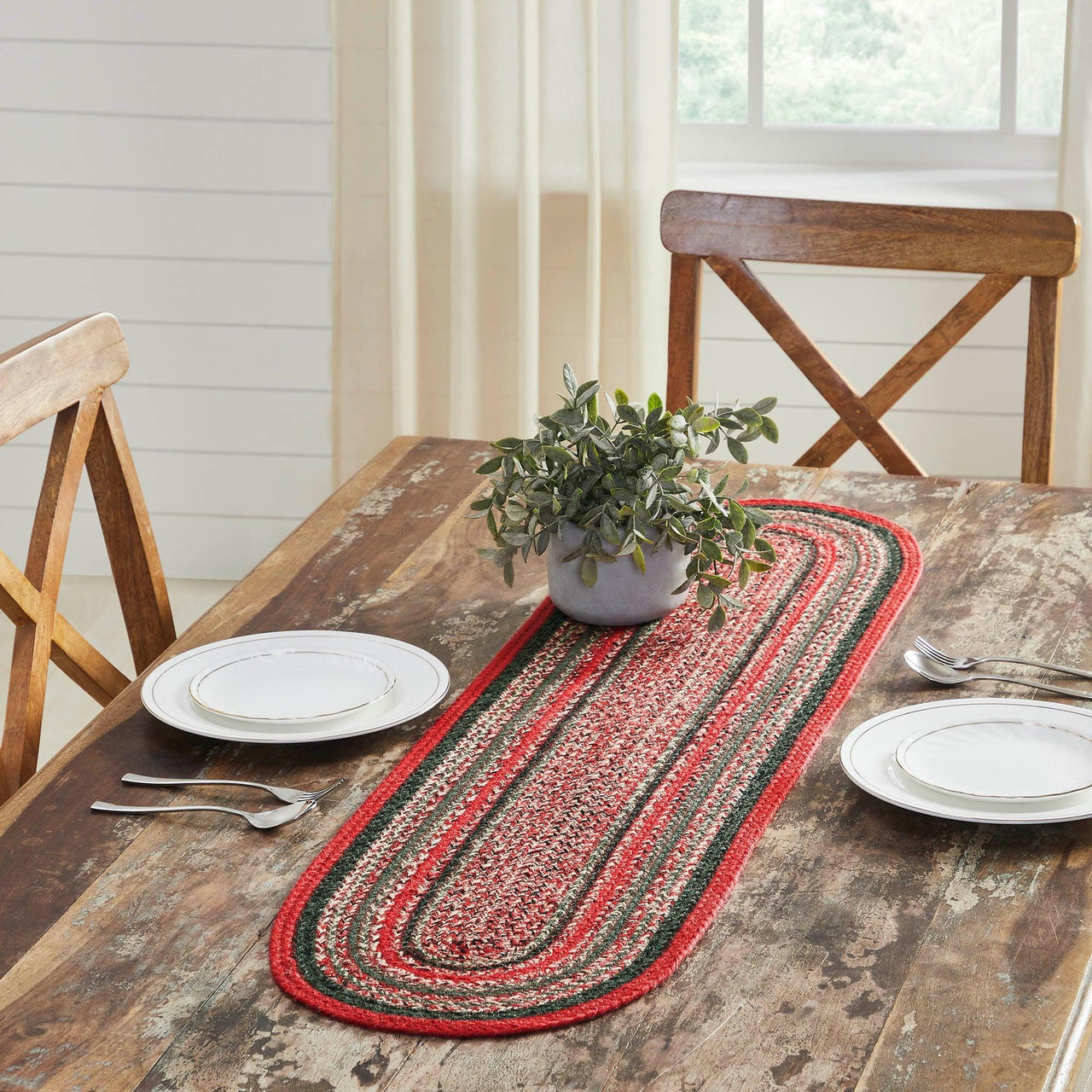 Forrester Indoor/Outdoor Oval Runner 12x48 - The Fox Decor