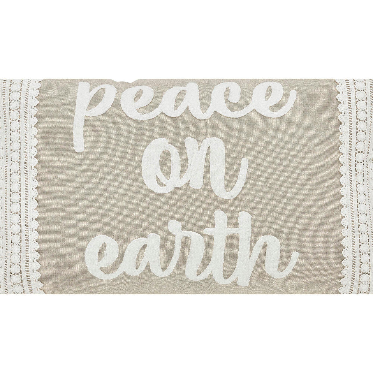 Grace Peace on Earth Pillow 14x22 - The Fox Decor