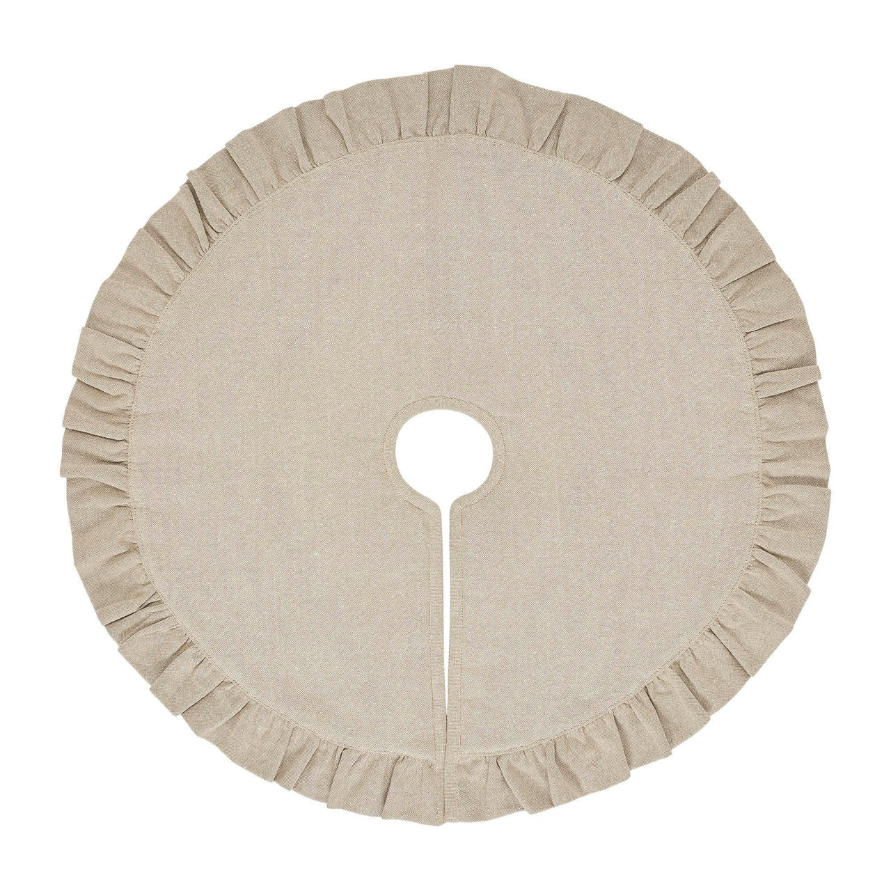 Grace Grain Sack Stripe Tree Skirt 24 - The Fox Decor