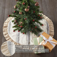 Thumbnail for Grace Grain Sack Stripe Tree Skirt 24 - The Fox Decor