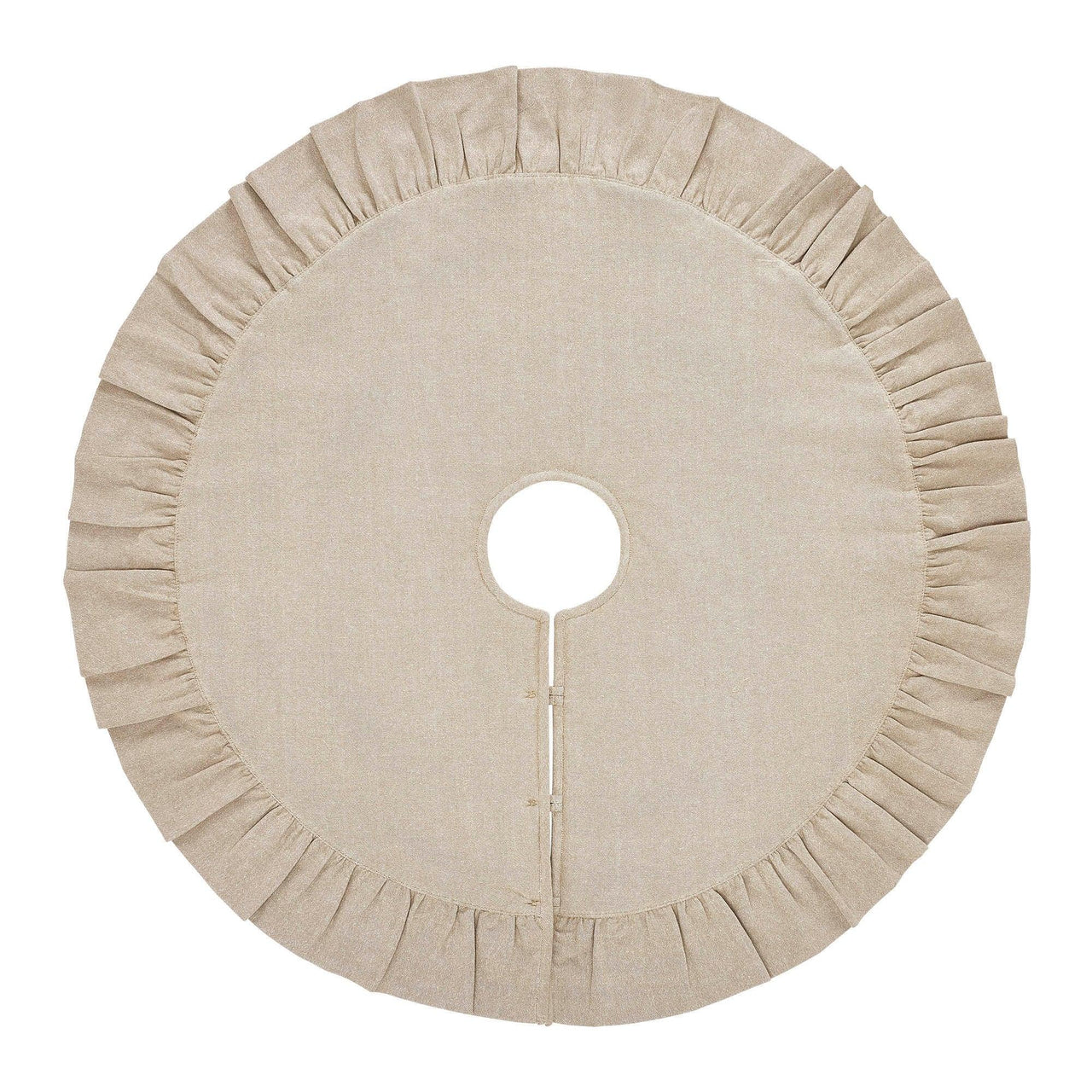 Grace Grain Sack Stripe Tree Skirt 36 - The Fox Decor
