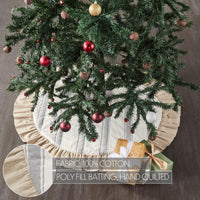 Thumbnail for Grace Grain Sack Stripe Tree Skirt 36 - The Fox Decor