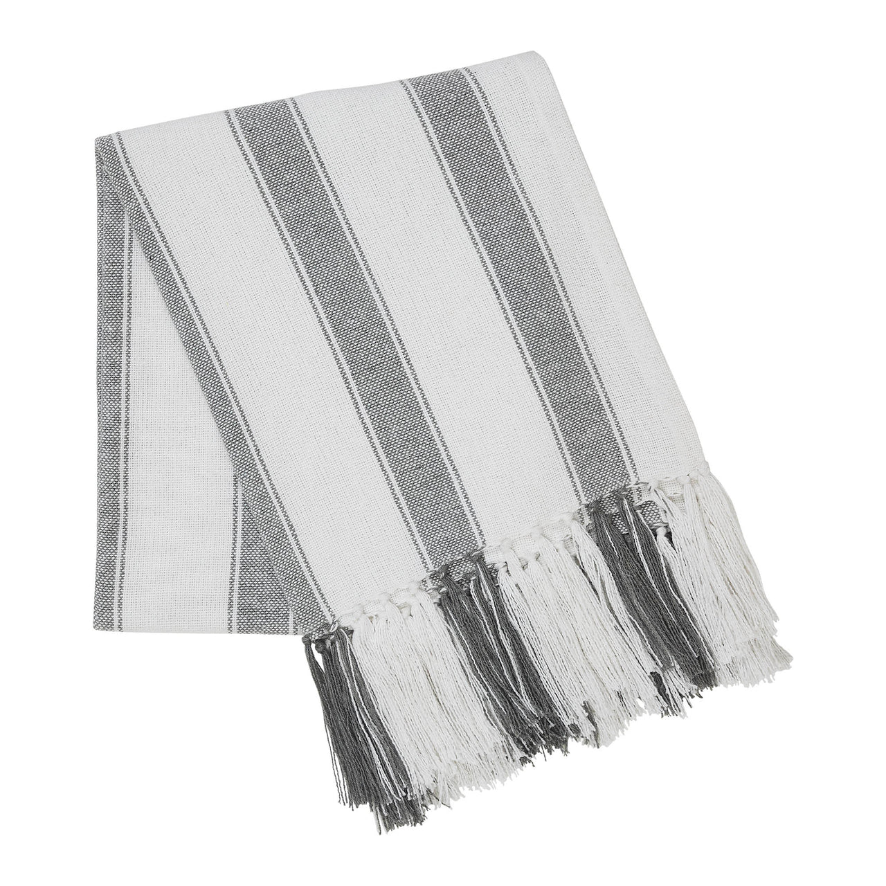 Grace Grain Sack Stripe Woven Throw 50"x60" VHC Brands - The Fox Decor