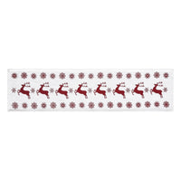 Scandia Snowflake Red White Runner 12x48 - The Fox Decor
